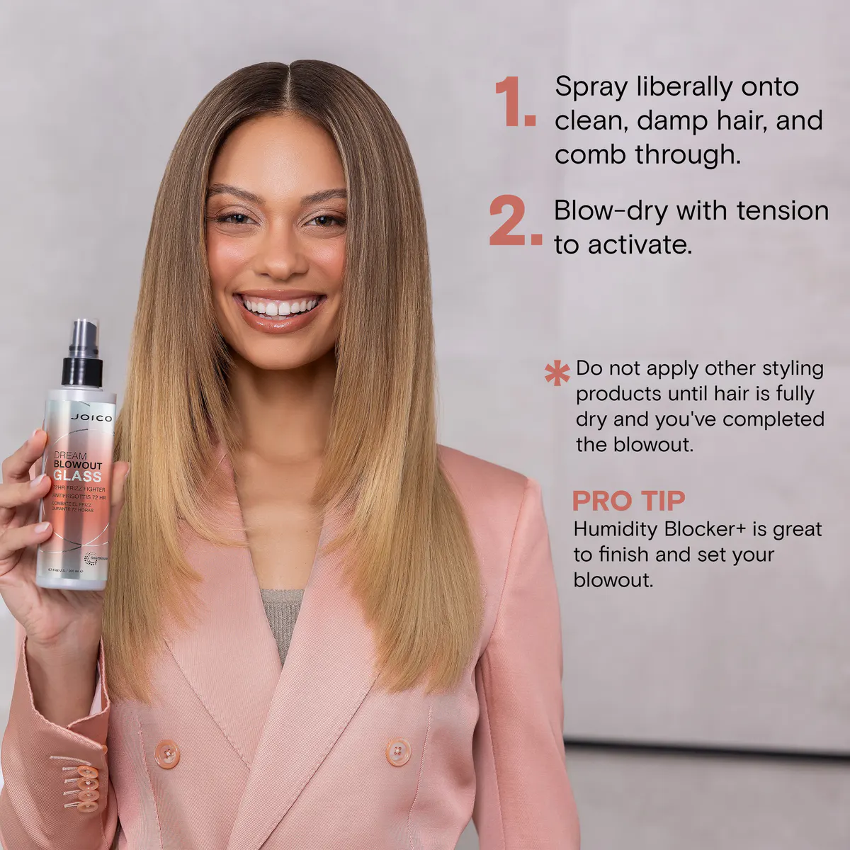 Joico Dream Blowout Glass 72hr Frizz Fighter 200ml, view 5