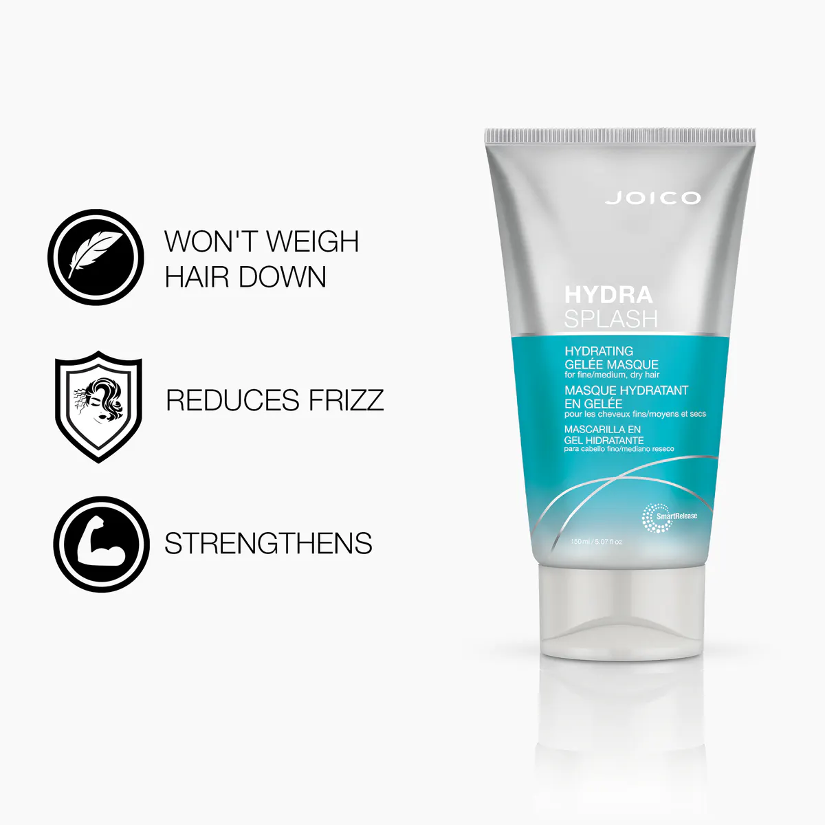 Joico HydraSplash Hydrating Gelee Masque 150ml, view 5