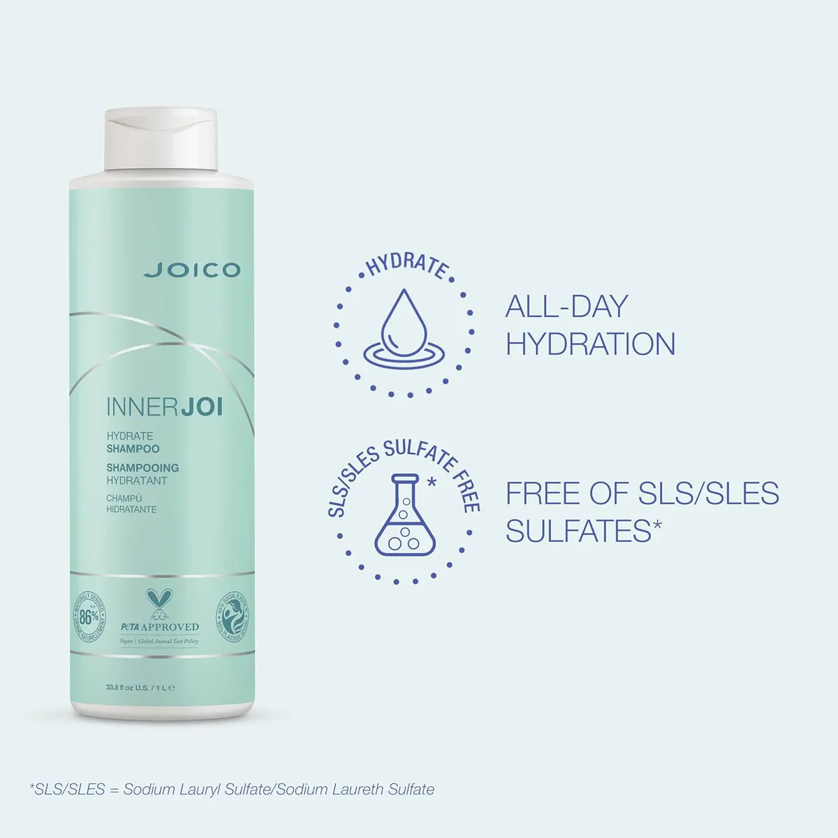 Joico InnerJoi Hydrate Shampoo 1000ml, view 4