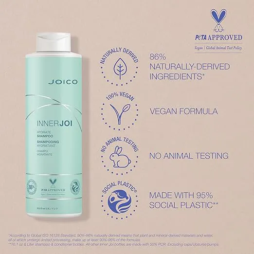 Joico InnerJoi Hydrate Shampoo 1000ml, view 5