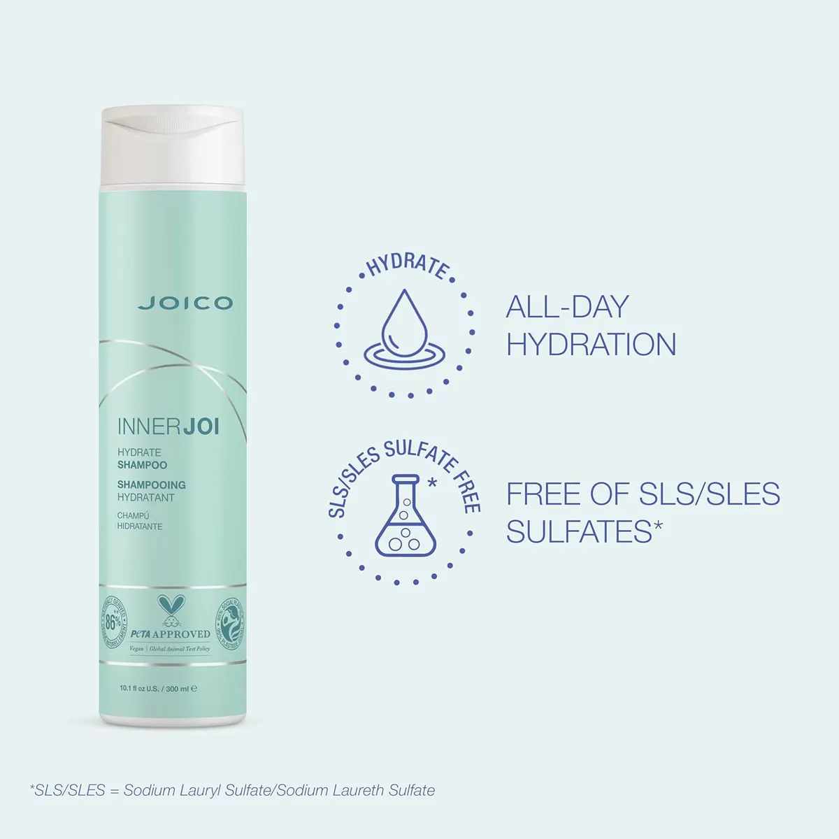 Joico InnerJoi Hydrate Shampoo 300ml, view 4