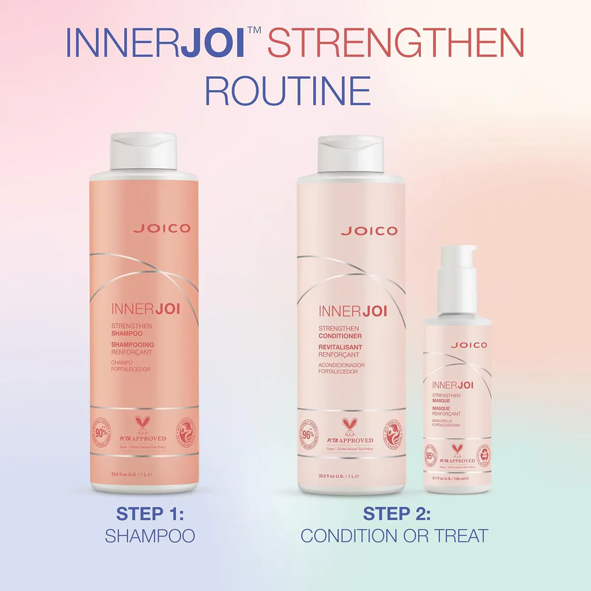 Joico InnerJoi Strengthen Shampoo 1000ml, view 6