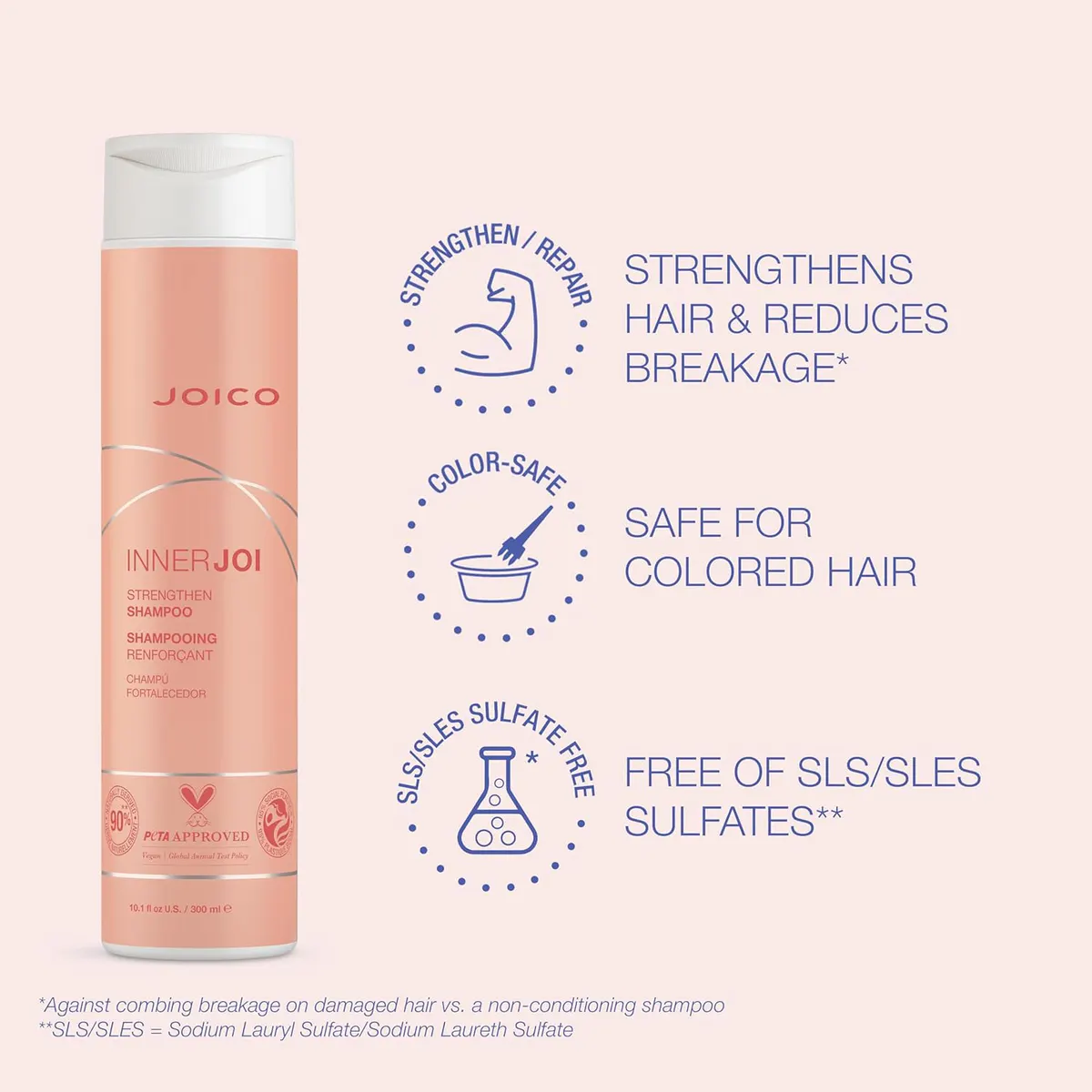 Joico InnerJoi Strengthen Shampoo 300ml, view 4