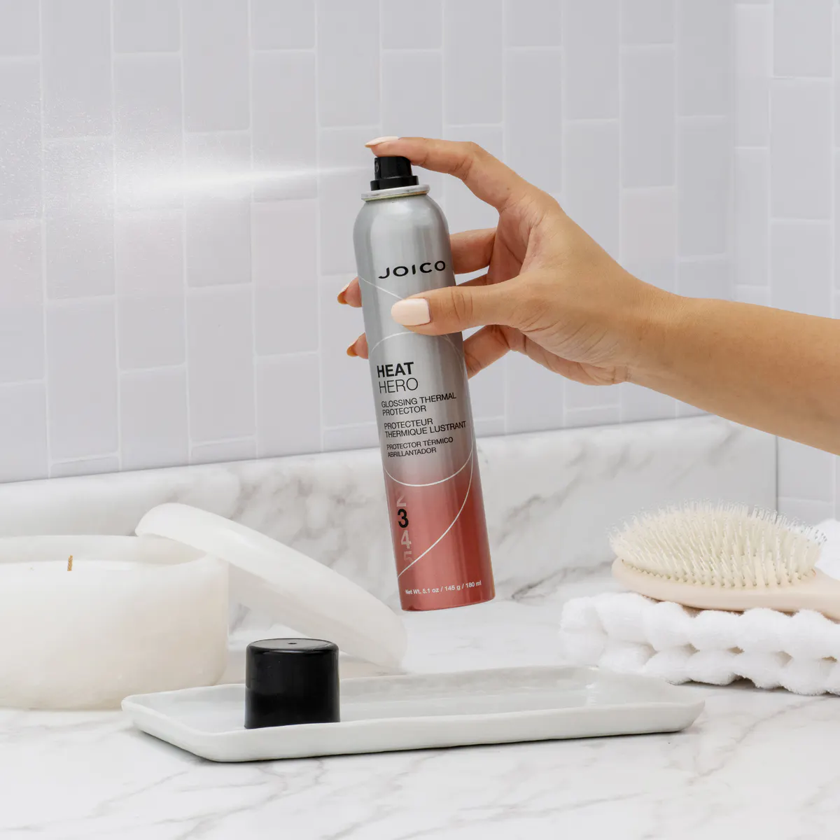 Joico Heat Hero Glossing Thermal Protector 180ml, view 3