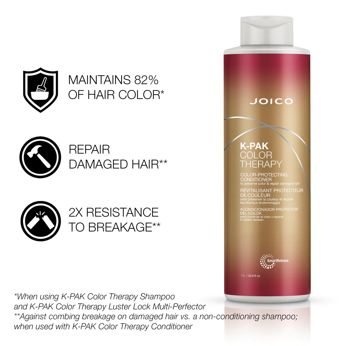 Joico K-Pak Color Therapy Color-Protecting Conditioner 1000ml, view 5