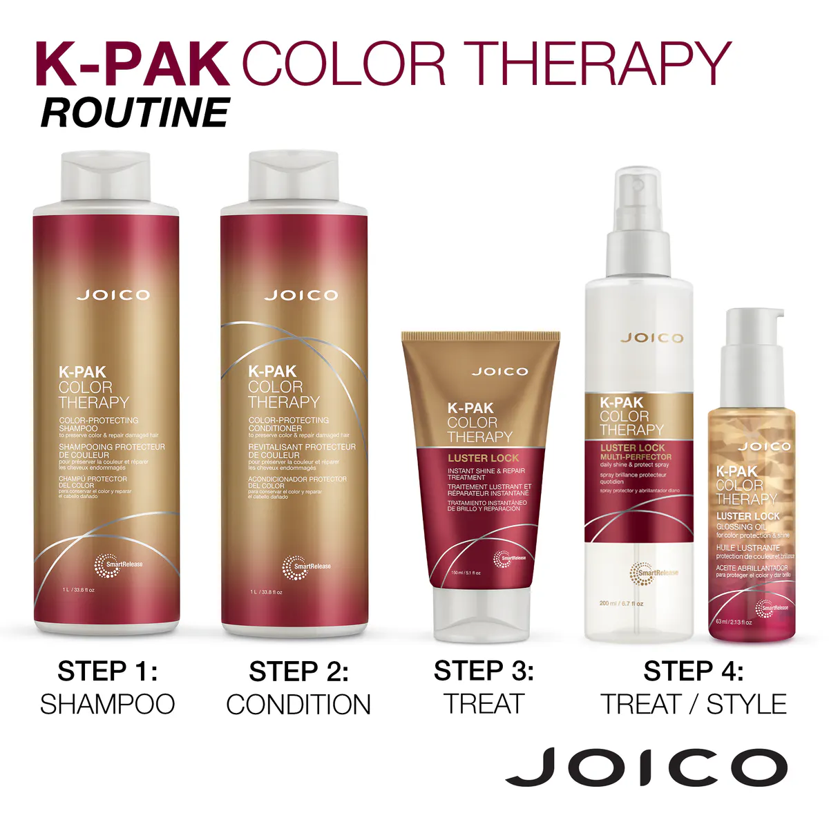 Joico K-Pak Color Therapy Color-Protecting Conditioner 1000ml, view 6