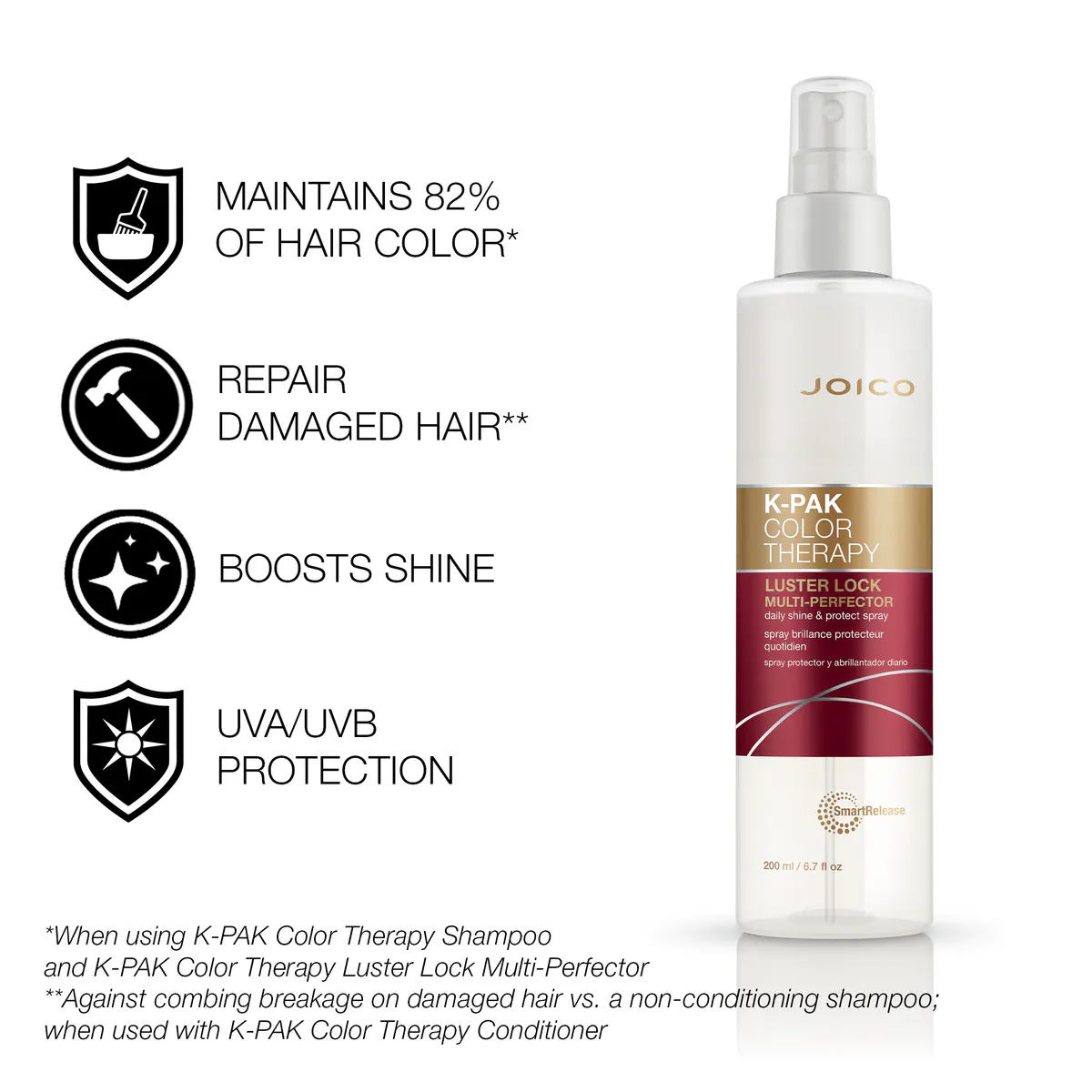 Joico K-Pak Color Therapy Luster Lock Multi Perfector Spray 200ml, view 4