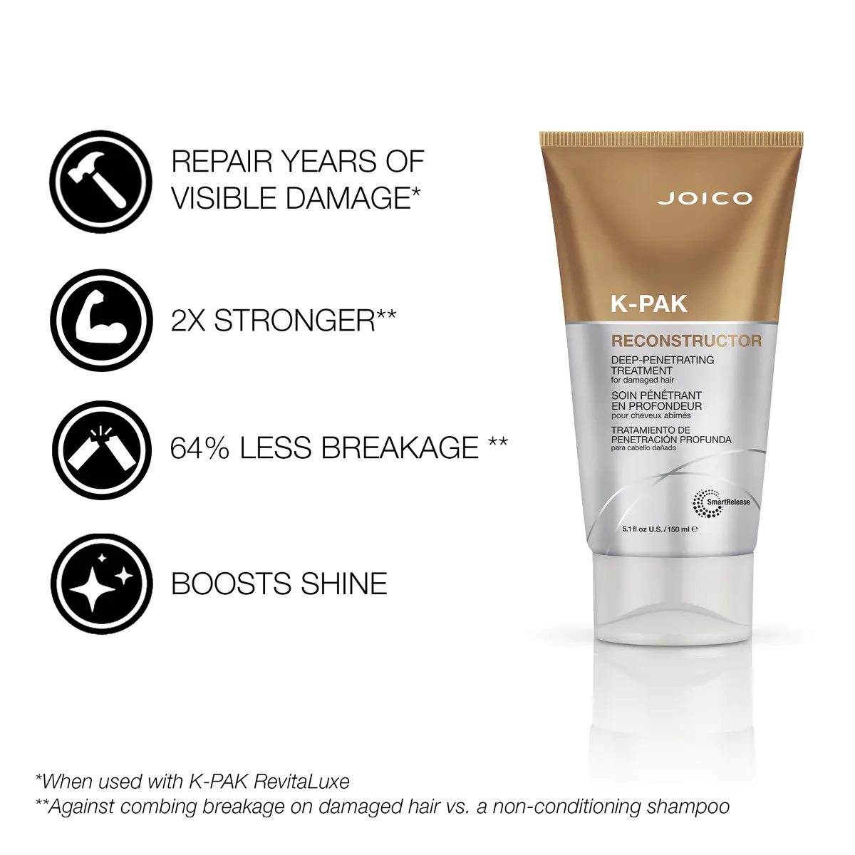 Joico K-Pak Deep Penetrating Reconstructor 150ml, view 5