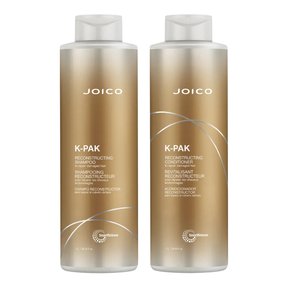 Joico K-Pak Reconstructing Shampoo and Conditioner 1000ml Bundle