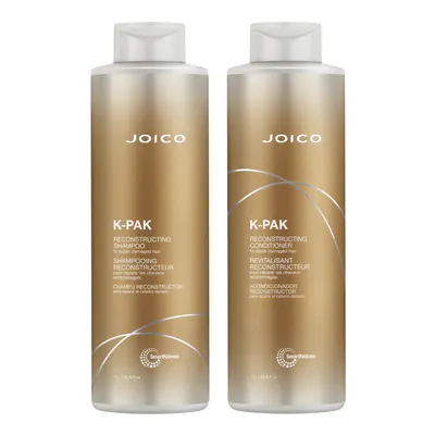 Joico K-Pak Reconstructing Shampoo and Conditioner 1000ml Bundle