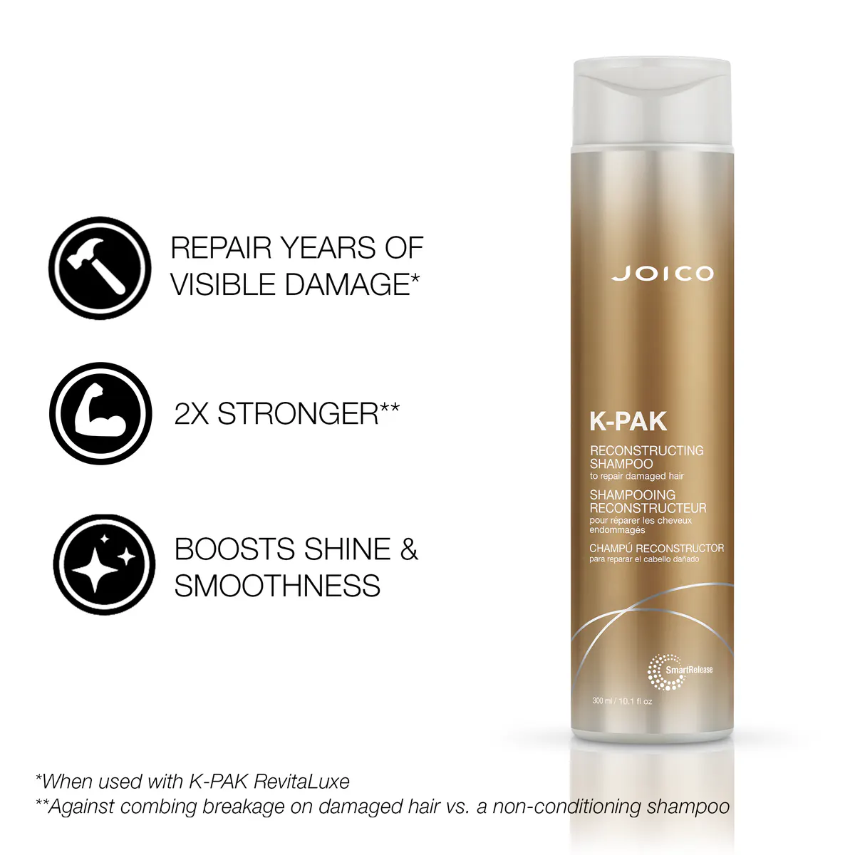 Joico K-Pak Reconstructing Shampoo 300ml, view 4