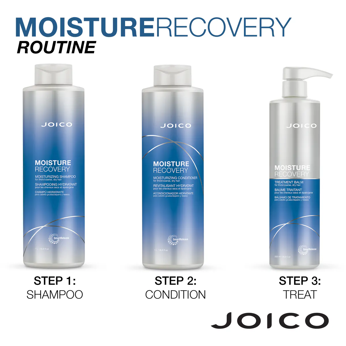 Joico Moisture Recovery Shampoo 1000ml, view 8