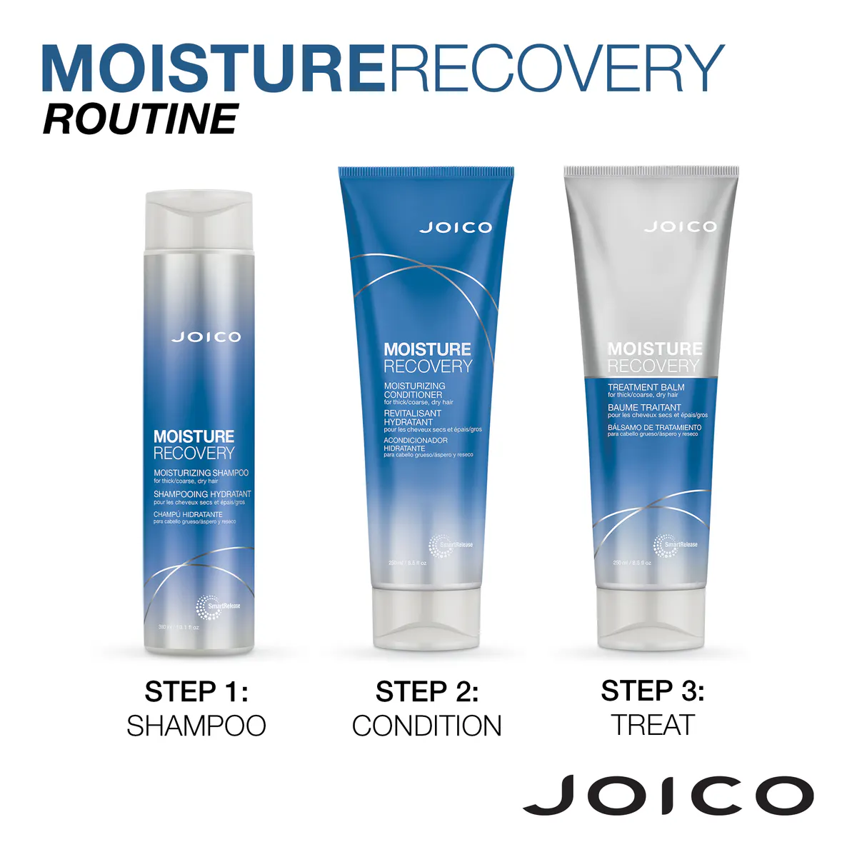 Joico Moisture Recovery Shampoo 300ml, view 7