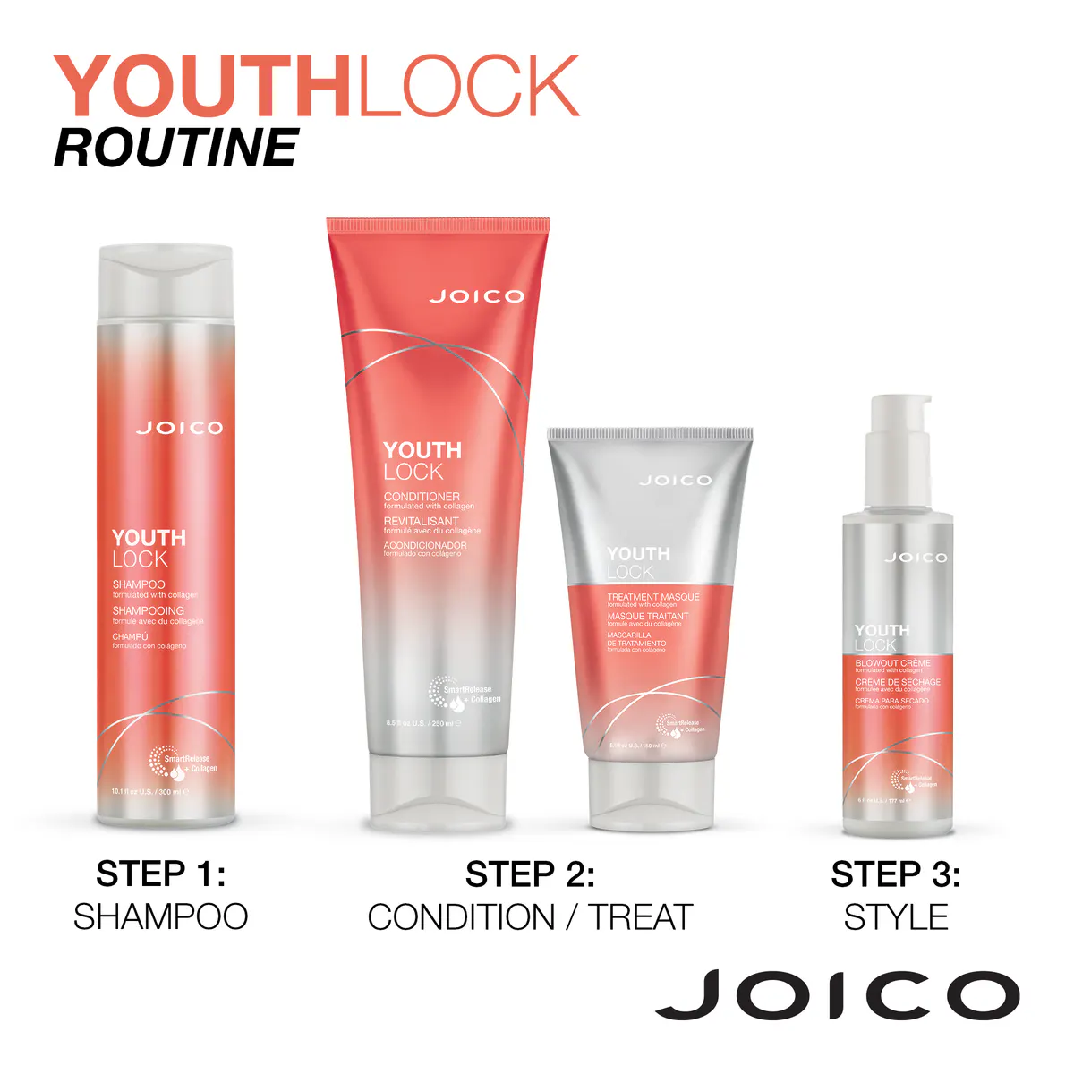 Joico YouthLock Conditioner 250ml, view 10