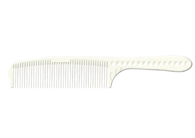 JRL Barbering Comb 7.6" - White