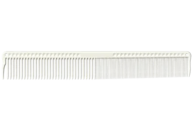 JRL Fine Cutting Comb 7.4" - White