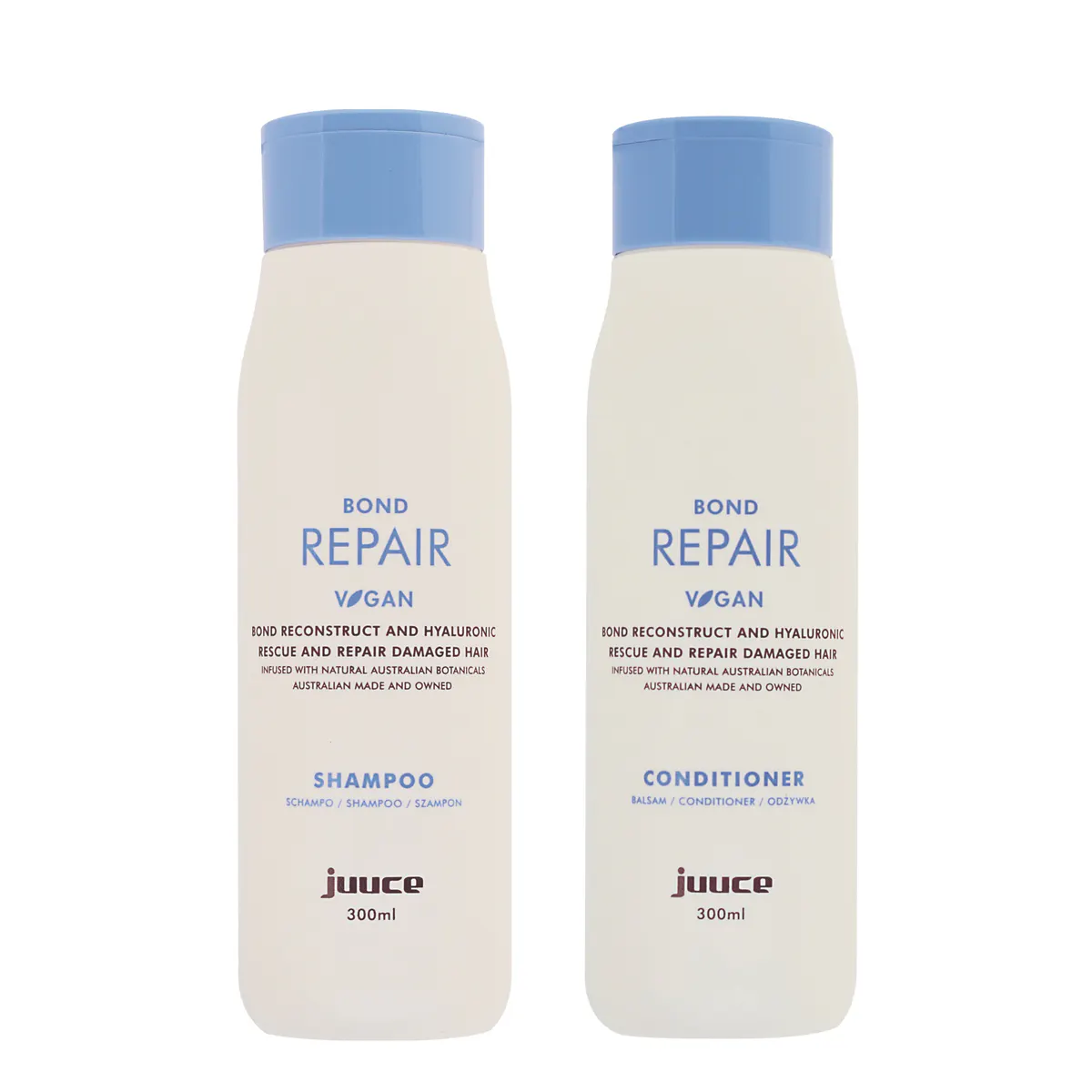 Juuce Bond Repair Shampoo and Conditioner 300ml Duo Bundle