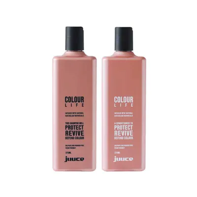 JUUCE Colour Life Shampoo and Conditioner 375ml Bundle