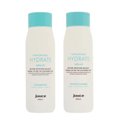 Juuce Hyaluronic Shampoo and Conditioner 300ml Duo Bundle