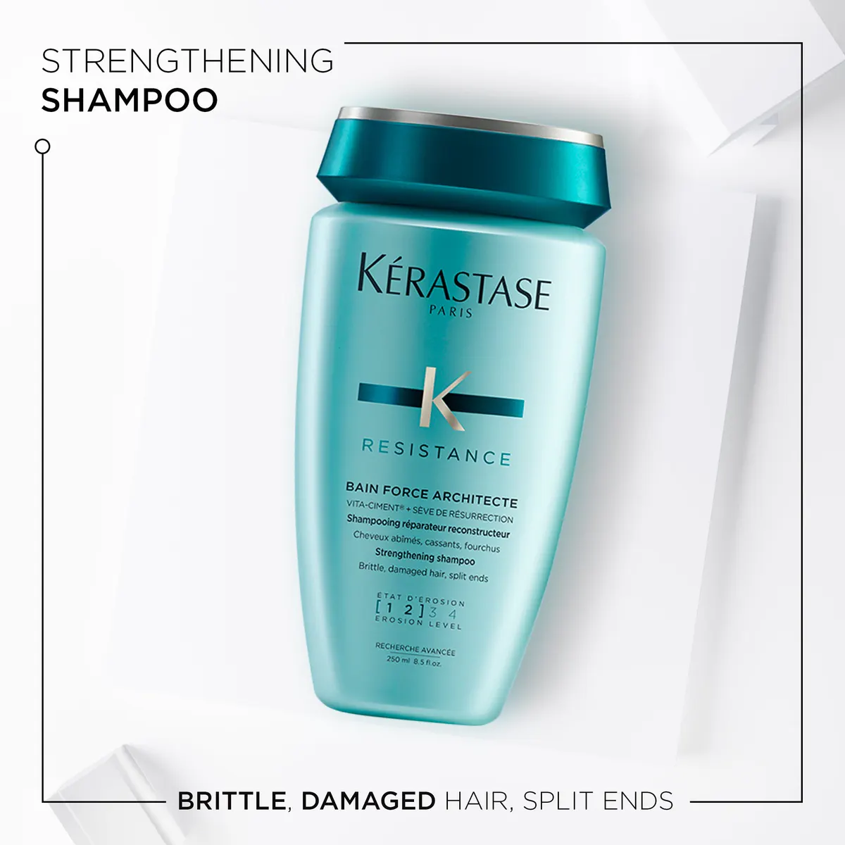 Kérastase Resistance Force Architecte Shampoo for Damaged Hair 250ml, view 4