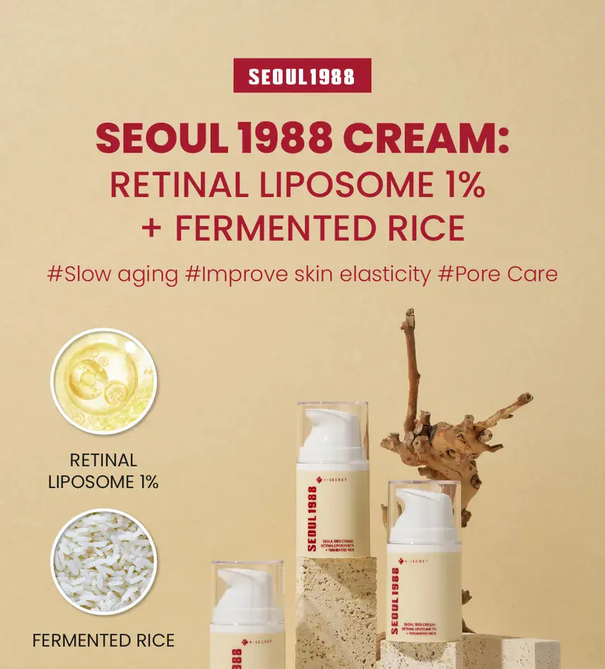 K-SECRET SEOUL 1988 Retinal Liposome 1% + Fermented Rice Cream 50ml, view 4