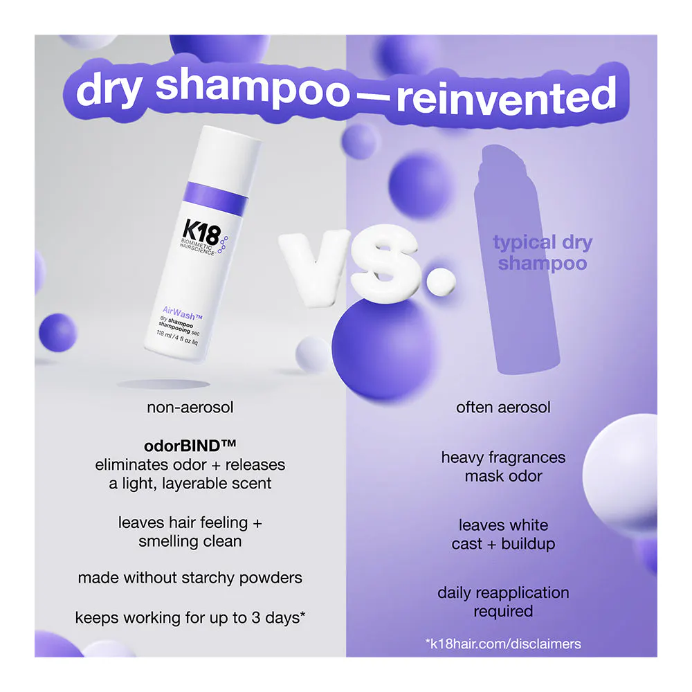 K18 Airwash Dry Shampoo 118ml, view 7