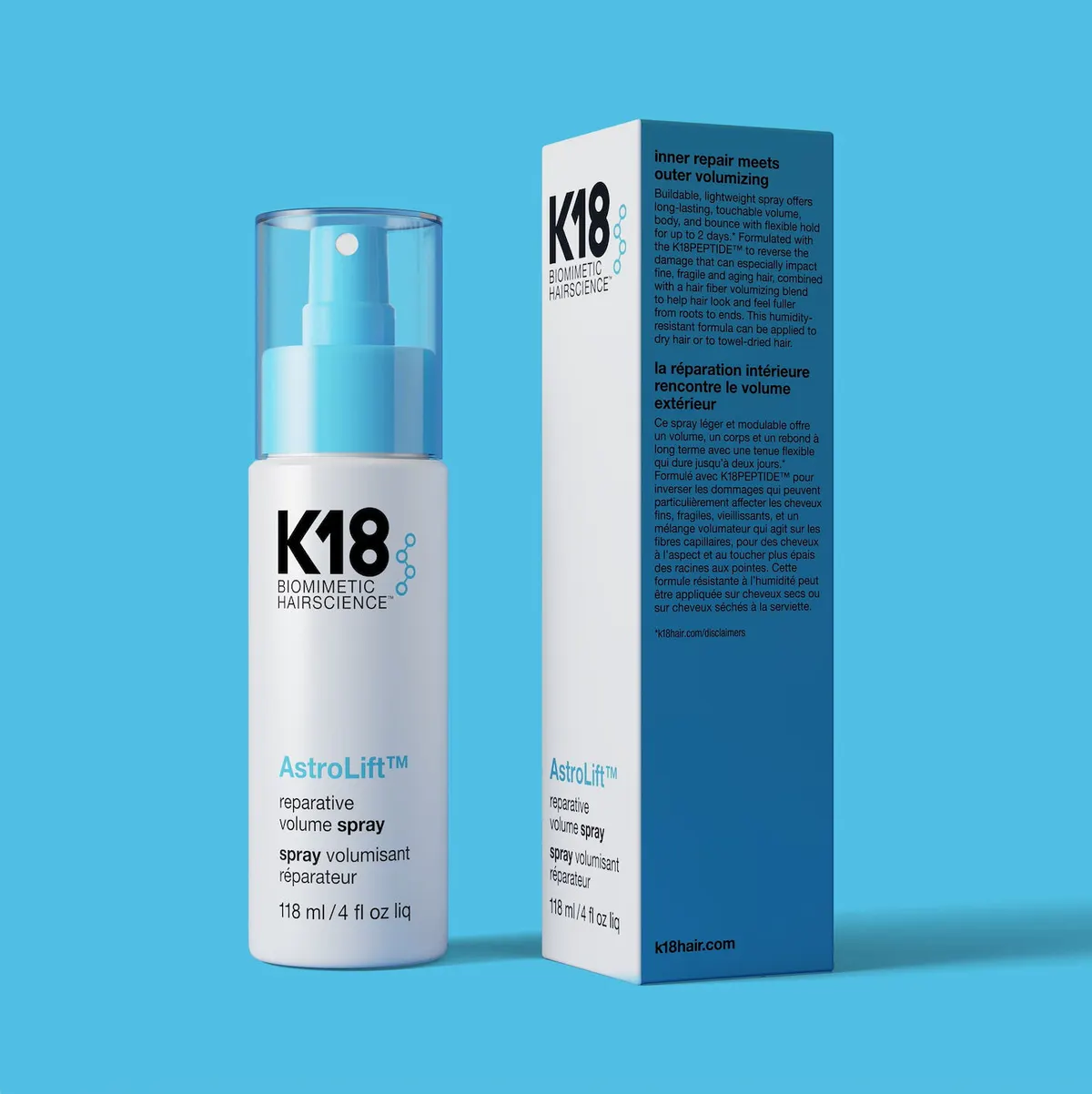 K18 AstroLift Reparative Volume Spray 118ml, view 6