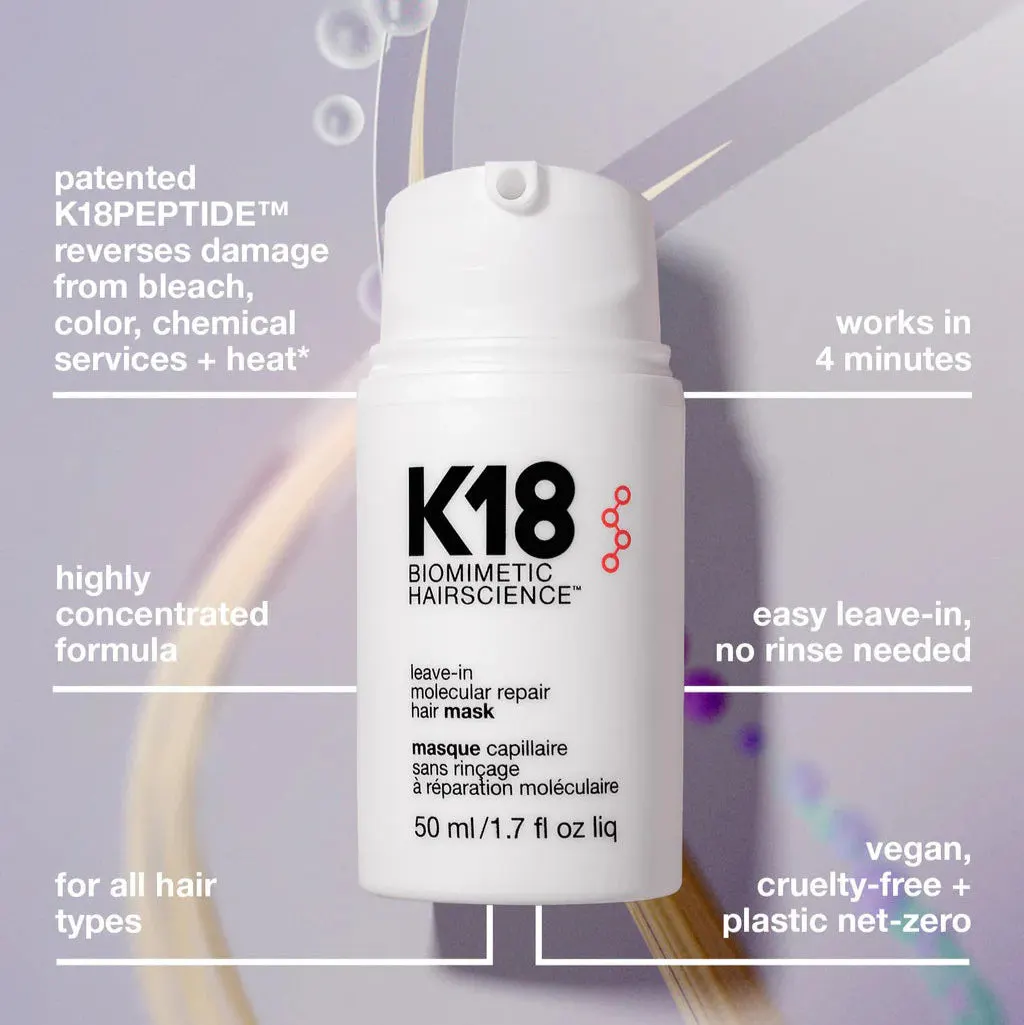 K18 Leave-In Molecular Repair Mask 15ml, view 2