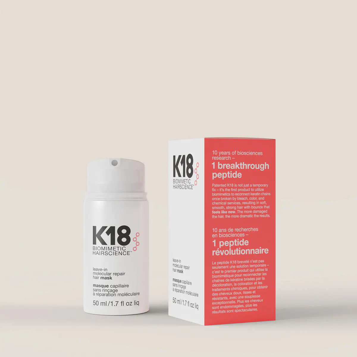 K18 Leave-In Molecular Repair Mask 50ml, view 4