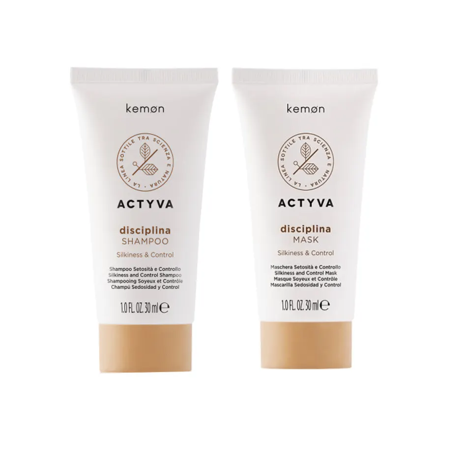 Kemon Actyva Disciplina Shampoo and Mask 30ml Duo