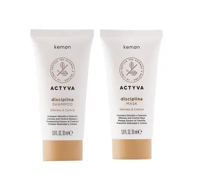 Kemon Actyva Disciplina Shampoo and Mask 30ml Duo