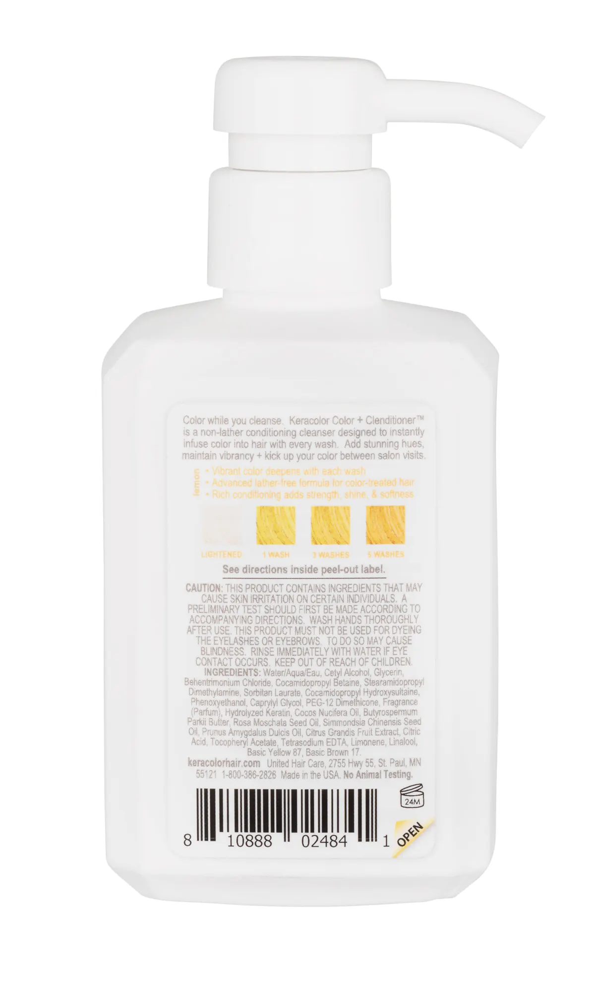 Keracolor Colour + Clenditioner Lemon - 355ml, view 4