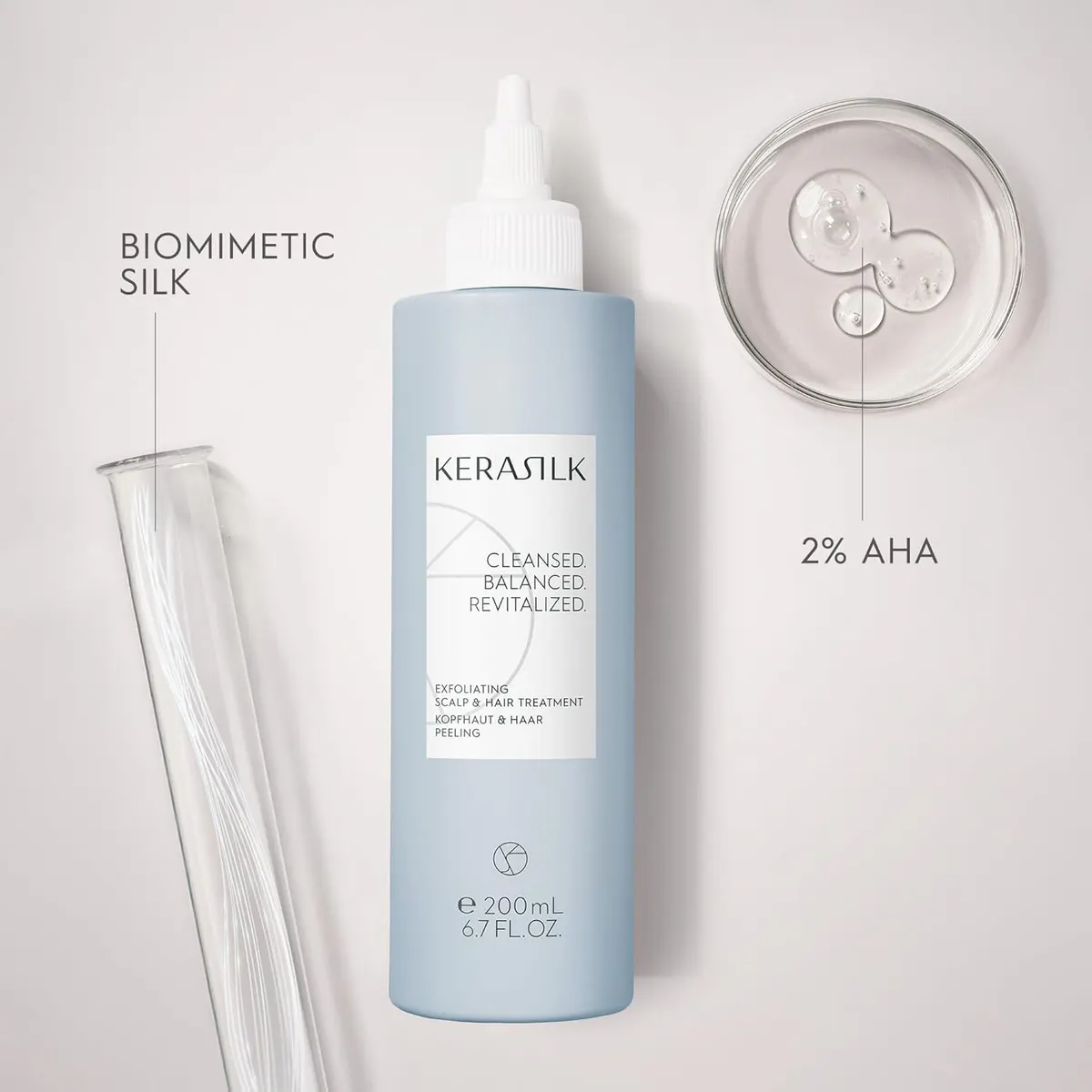 Kerasilk Exfoliating Scalp & Hair Treatment 200ml, view 6
