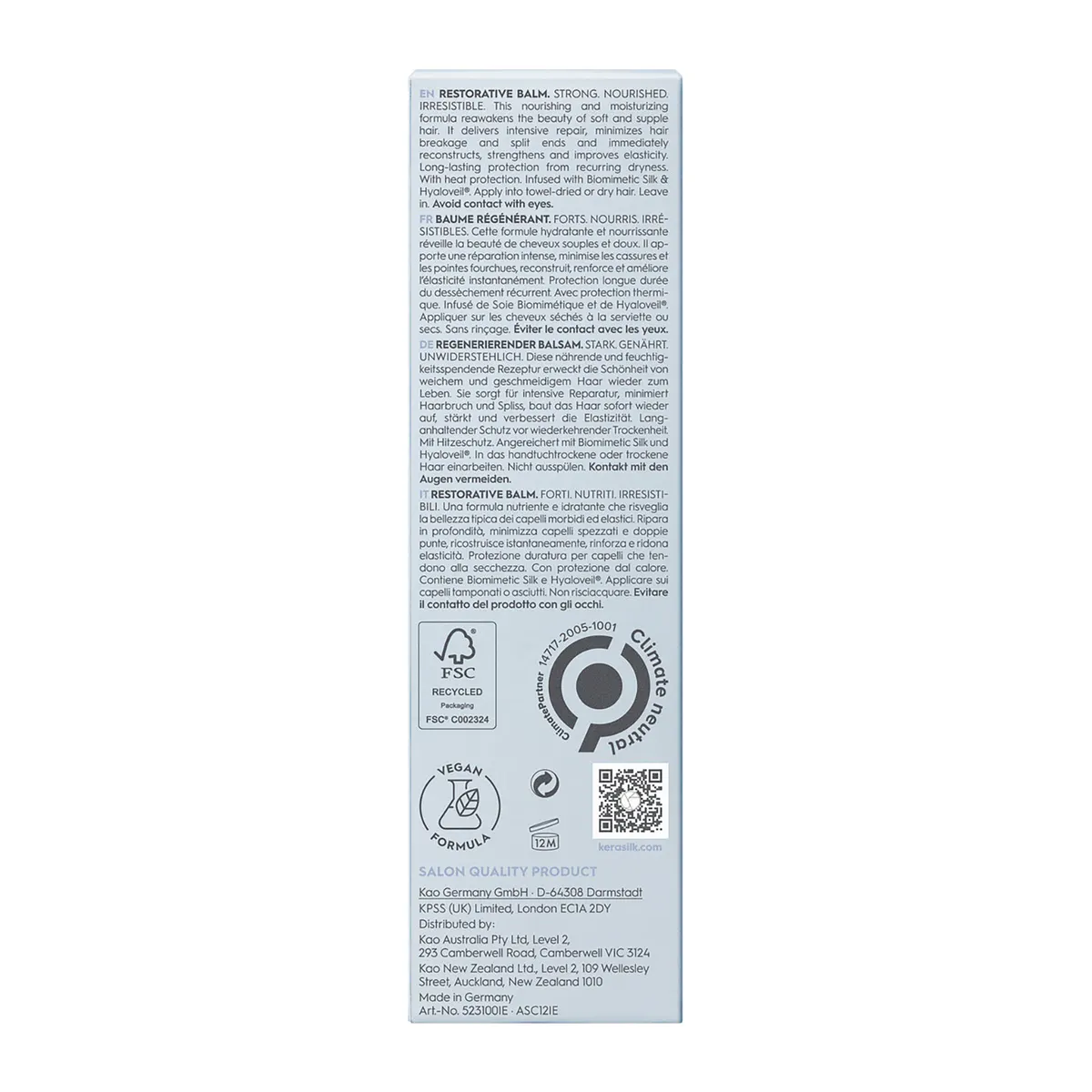 Kerasilk Restorative Balm 75ml, view 15