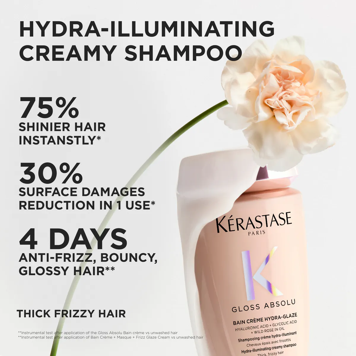 Kérastase Gloss Absolu Bain Crème Hydra-Glaze Shampoo 250ml, view 5