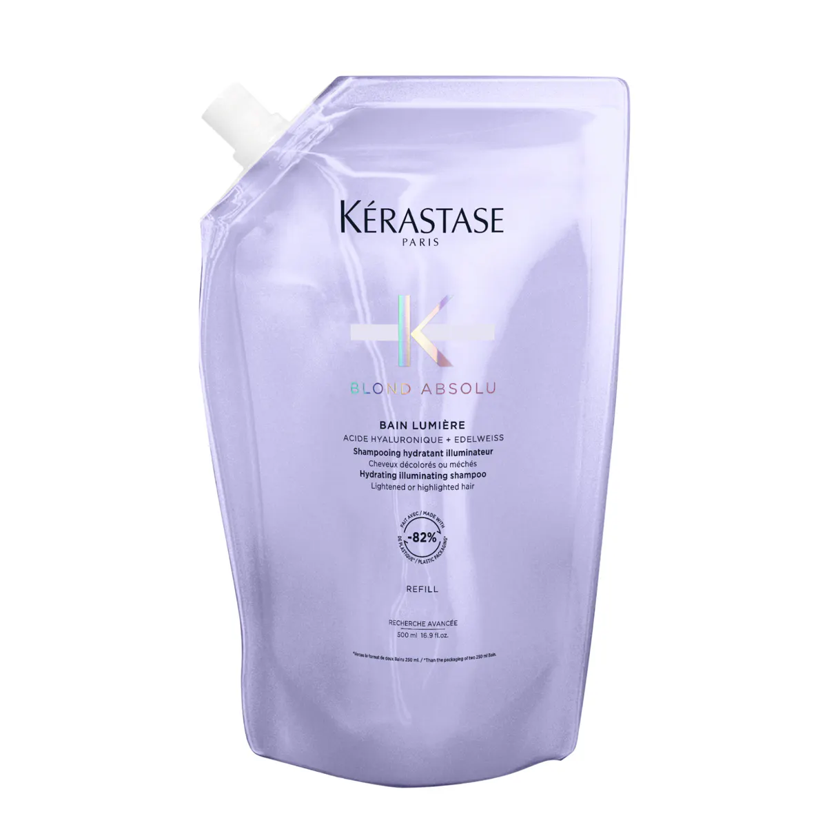 Kérastase Blond Absolu Bain Lumiére Refill Shampoo Pouch For Lightened and Highlighted Hair 500ml