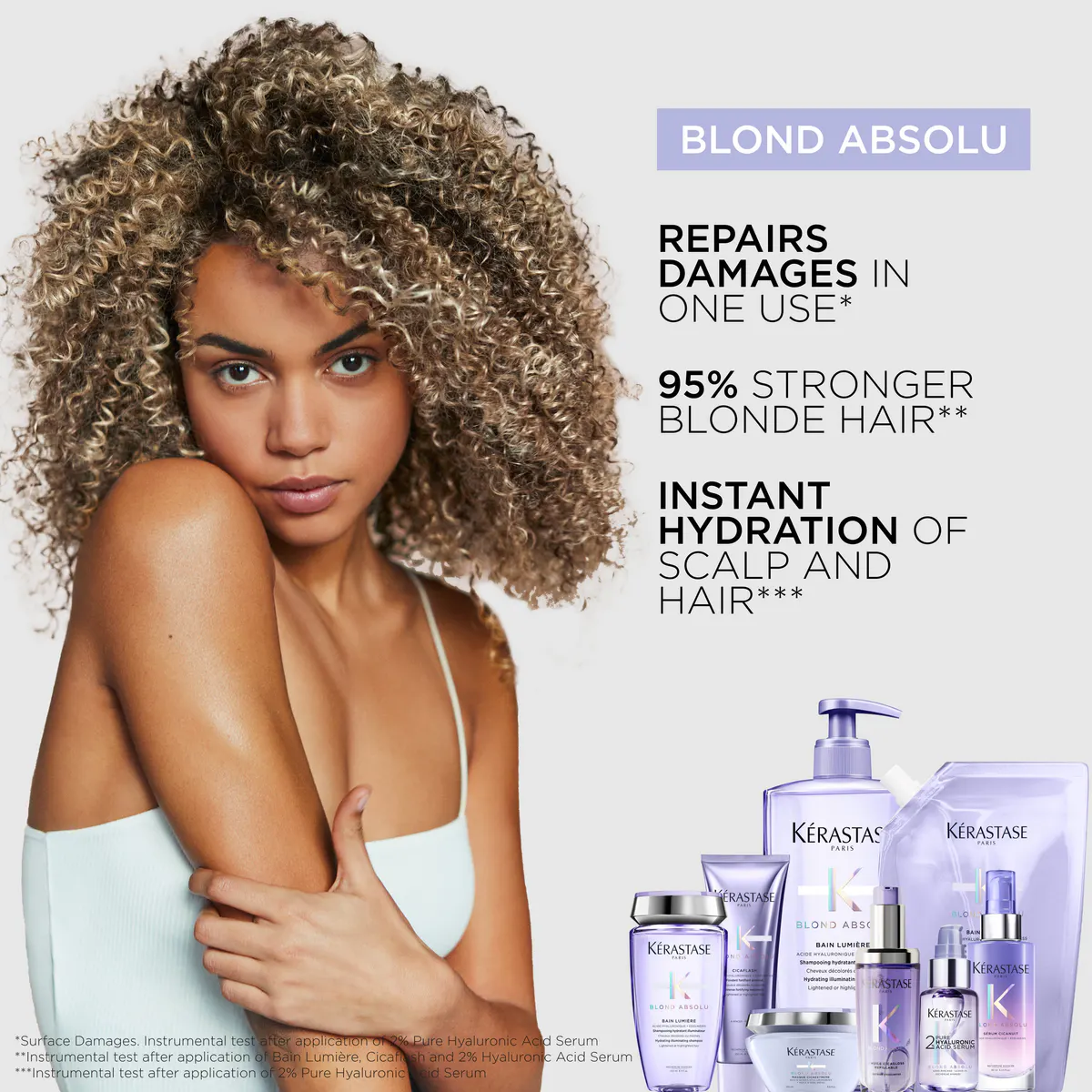 Kérastase Blond Absolu Bain Lumiére Shampoo For Lightened and Highlighted Hair 500ml, view 2