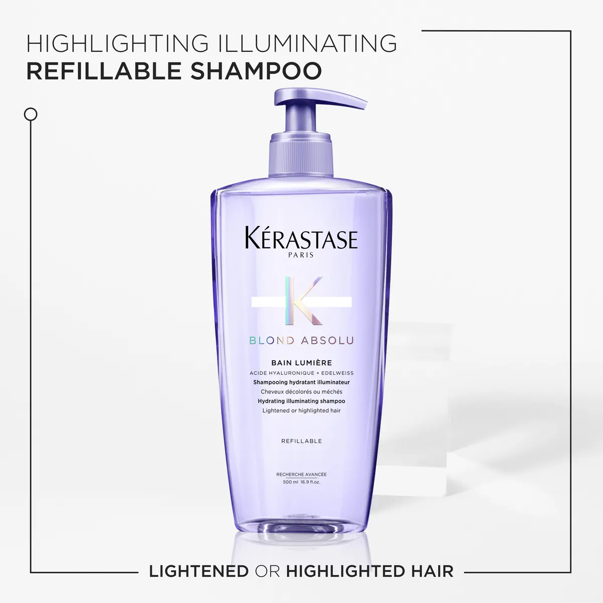 Kérastase Blond Absolu Bain Lumiére Shampoo For Lightened and Highlighted Hair 500ml, view 4