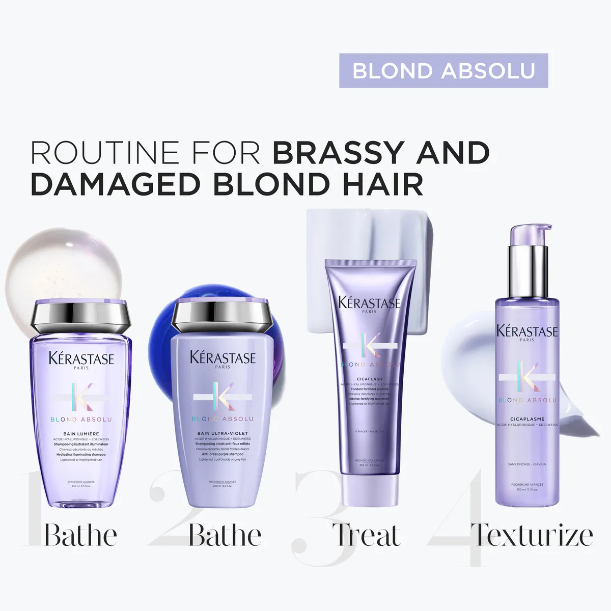 Kérastase Blond Absolu Anti-Brass Purple Shampoo 250ml, view 7
