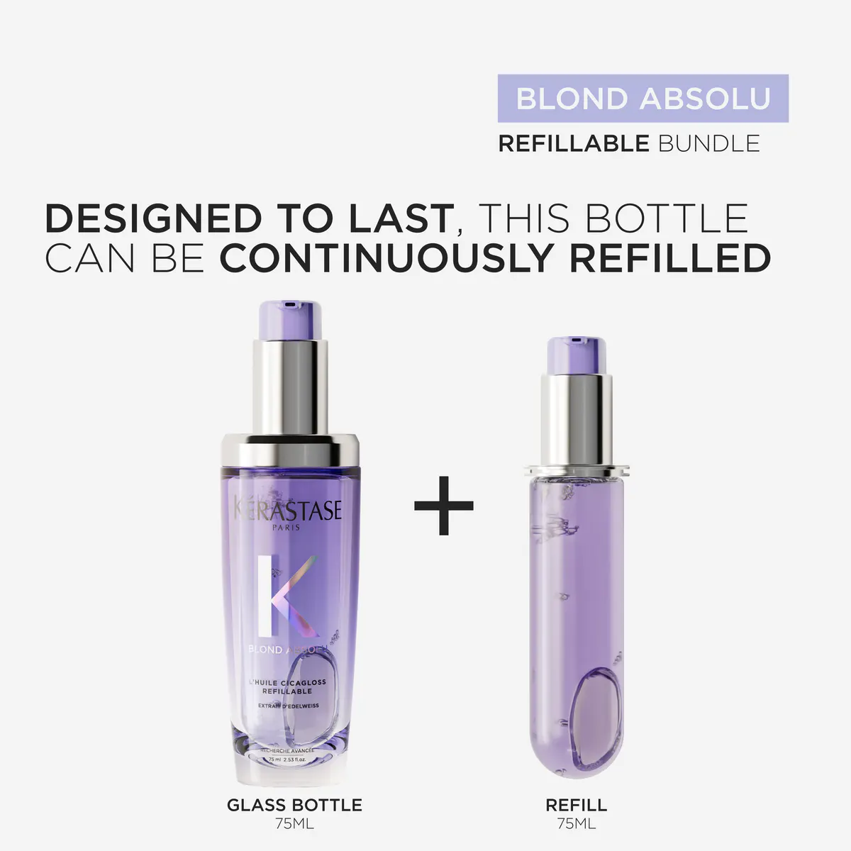Kérastase Blonde Absolu Refillable Oil 75ml, view 5