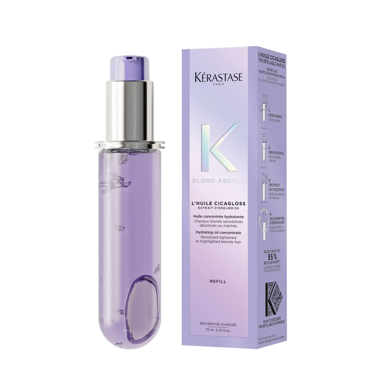 Kérastase Blonde Absolu Oil Refill Only 75ml, view 7