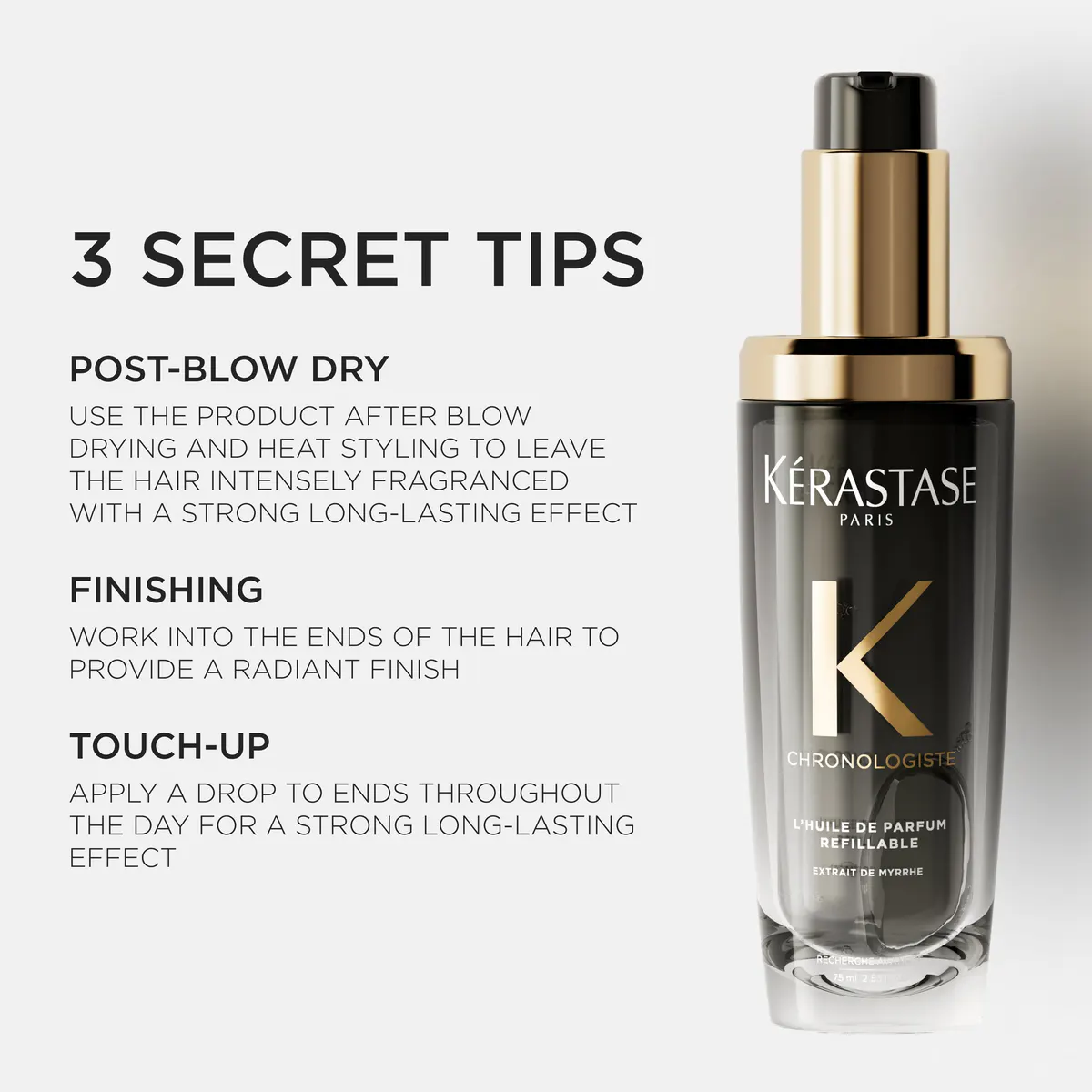 Kérastase Chronologiste L'Huile De Parfum Hair Oil Refill Only 75ml, view 3