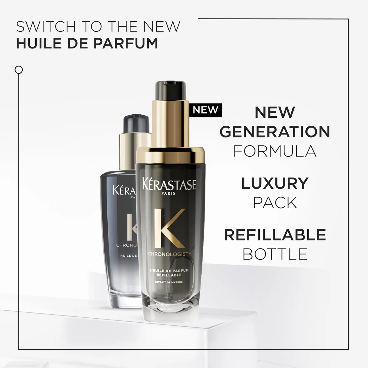 Kérastase Chronologiste L'Huile De Parfum Hair Oil Refill Only 75ml, view 5