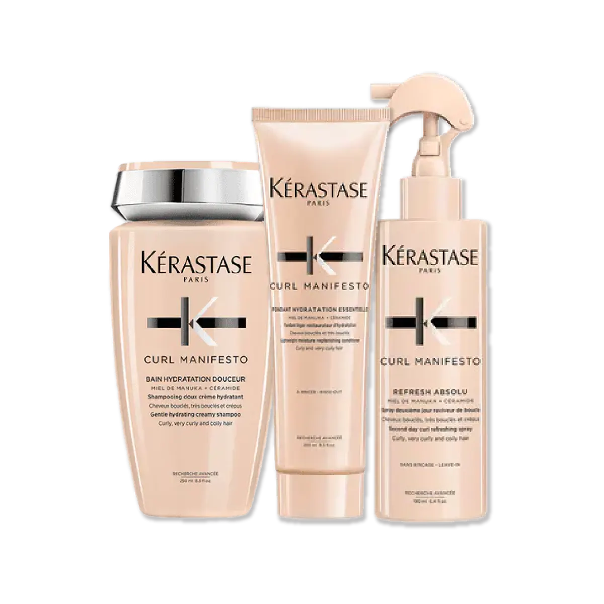 Kerastase Curl Trio Bundle w/ Spray for Curly Hair