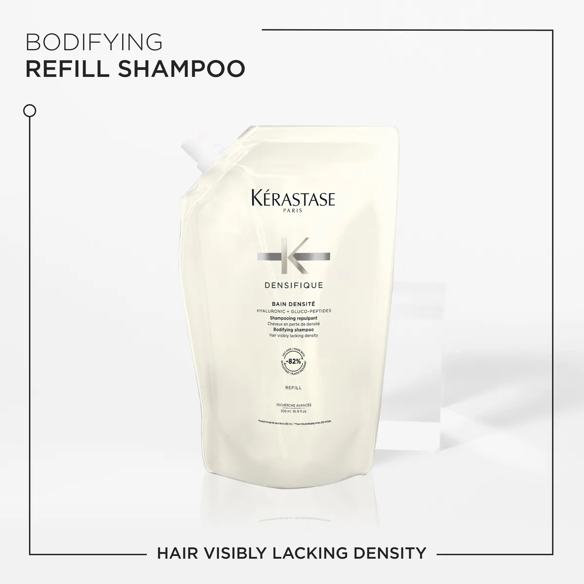 Kérastase Densifique Bain Densité Refill Shampoo Pouch For Hair Visibly Lacking Density 500ml, view 5