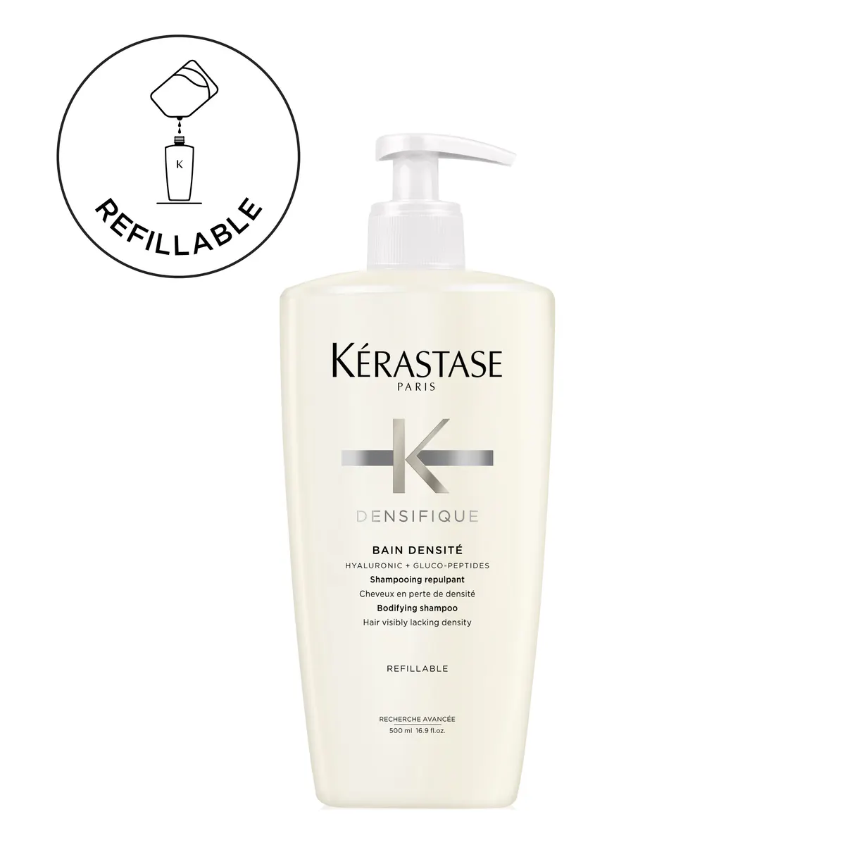 Kérastase Densifique Bain Densité Shampoo For Hair Visibly Lacking Density 500ml