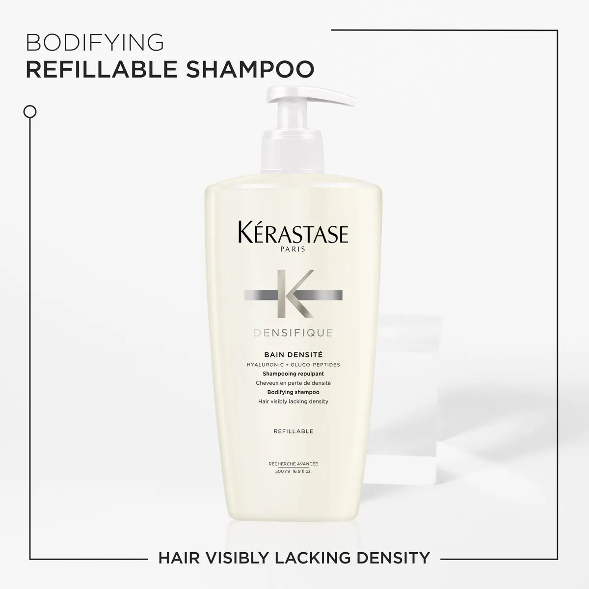 Kérastase Densifique Bain Densité Shampoo For Hair Visibly Lacking Density 500ml, view 5