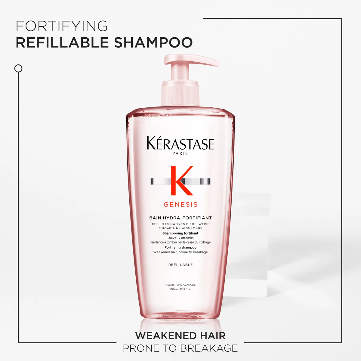 Kérastase Genesis Bain Hydro-Fortifiant Shampoo For Weakened Hair Prone To Breakage 500ml, view 5