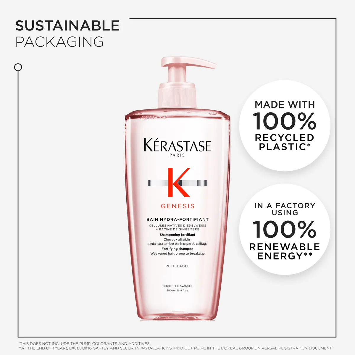 Kérastase Genesis Bain Hydro-Fortifiant Shampoo For Weakened Hair Prone To Breakage 500ml, view 7