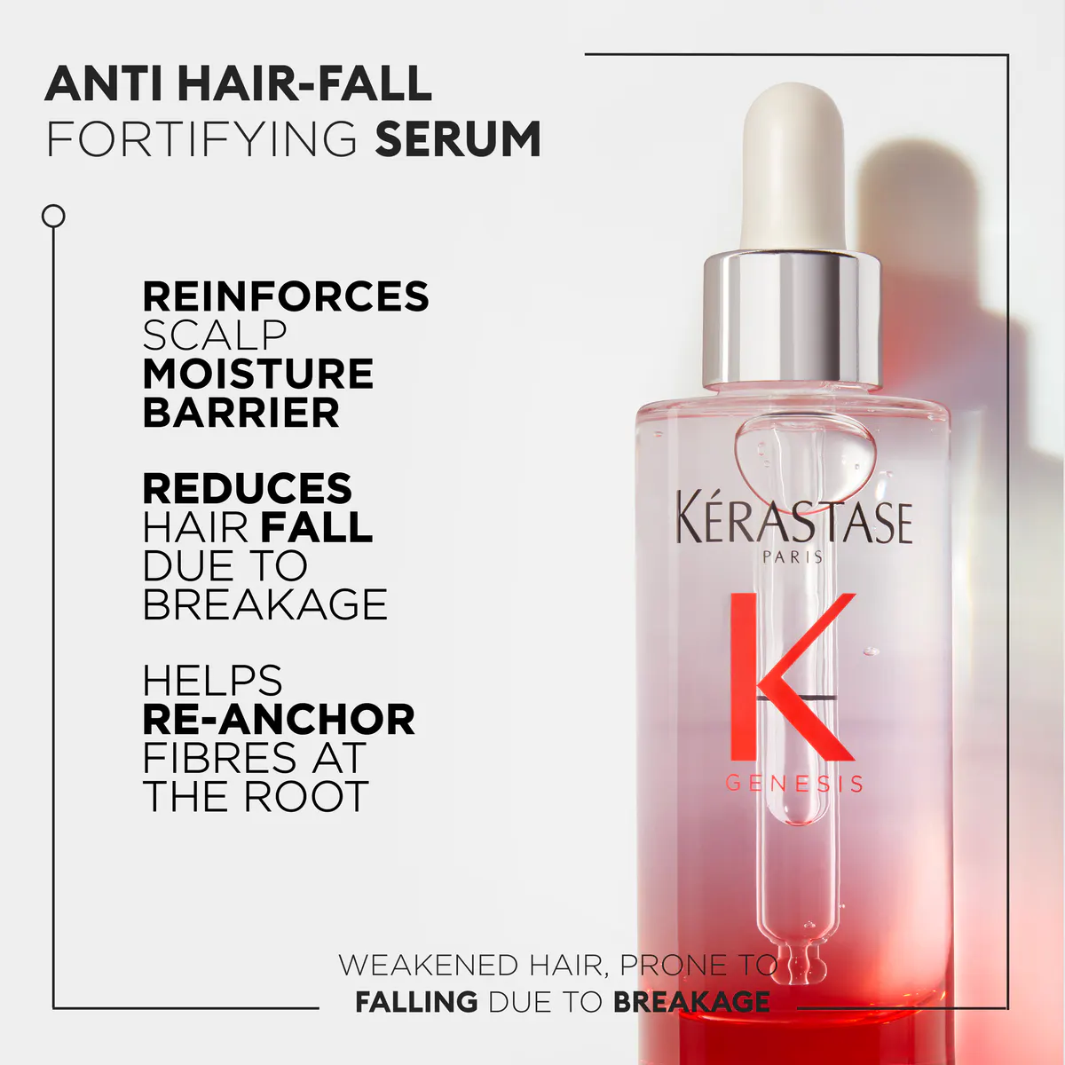 Kérastase Genesis Anti-Breakage Fortifying Hair Serum 90ml, view 6